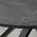 MARIEDAMM Table, black marble effect, 105 cm