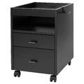 UPPSPEL Drawer unit on castors, black, 40x58 cm