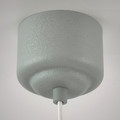 REMTÅNG Pendant lamp, grey-green, 38 cm