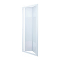 Bi-fold Shower Door Onega 90 cm, white/patterned