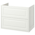 TÄNNFORSEN Wash-stand with drawers, white, 80x48x63 cm