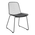 Chair with Seat Pad Dill, black