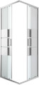 GoodHome Shower Enclosure Beloya 80x80x195cm, chrome/mirror glass