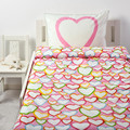 VITAMINER HJÄRTA Quilt cover and pillowcase, multicolor