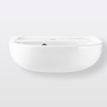 Ceramic Wall-Mounted Basin Koło Solo 40x33cm, white