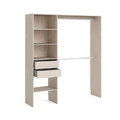 Wardrobe Form Zodiac 200x181x45cm, light oak