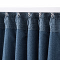 LÖNNSTÄVMAL Block-out curtains, 1 pair, blue, 145x300 cm