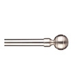 Curtain Pole Finial Colours Iris 16 mm, nickel