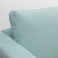 VIMLE Corner sofa, 5-seat w chaise longue, with chaise longue/Saxemara light blue