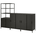 TROTTEN Cabinet combination, anthracite, 240x180 cm