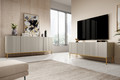 TV Cabinet Nicole 150 cm, cashmere/gold legs