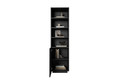 Shelving Unit Bookcase Asha 50cm, matt black