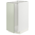 METOD Base cab f sink/waste sorting, white/Stensund light green, 40x60 cm