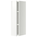 METOD Wall cabinet with shelves, white/Ringhult white, 20x80 cm