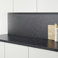 SÄLJAN Worktop, black marble effect, laminate, 186x3.8 cm