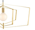 GoodHome Pendant Lamp Nedoki E27 90cm, brass