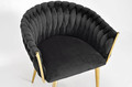 Glamour Braided Chair ROSA, black