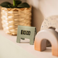 KUPONG Alarm clock, green, 4x6 cm