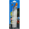 Flamingo Line Art Paint Brushes 6pcs