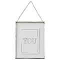 LERBODA Frame, silver-colour, 20x25 cm