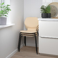 SIGTRYGG Chair, birch/Sefast black