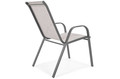 Garden Chair Porto, metal, grey