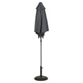 Garden Parasol Umbrella GoodHome Carambole 270 cm, grey