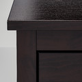 KOPPANG Chest of 5 drawers, black-brown, 90x114 cm