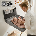 LEANDER WALLY™ Wall-mounted Changing Table, dusty grey