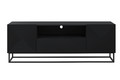 TV Cabinet Asha 167 cm, metal legs, matt black