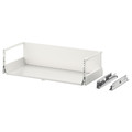 EXCEPTIONELL Drawer, high with push to open, white, 80x37 cm