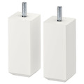 STUBBARP Leg, white, 2 pack