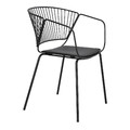 Chair with Seat Pad Golig, black