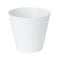 Plant Pot GoodHome 24 cm, steel, white