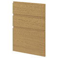 METOD 3 fronts for dishwasher, Voxtorp oak effect, 60 cm