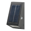 GoodHome Solar Wall Lamp Plevna 10 lm 5000 K, black