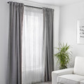 LILL Net curtains, 1 pair, white, 280x300 cm