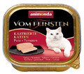 Animonda vom Feinsten Castrated Cats Neutered Cat Food Turkey & Tomatoes 100g