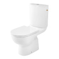 GoodHome Close-coupled Rimless Toilet with Soft Close Seat Cavally 3/6L, vertical