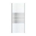 GoodHome Shower Panel Beloya 90 cm, chrome/mirror glass