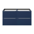 Goodhome Wall-mounted Basin Cabinet Imandra 120cm, matt dark blue