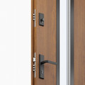 External Door O.K. Doors Temida Black P55 90, left, gold oak