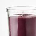 STÖRTSKÖN Scented candle in glass, Berries/red, 20 hr