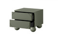 Bedside Table Nightstand Sonatia II 45 cm, olive