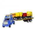 Super Truck Transporter with Construction Vehicles, 1pc, assorted models, 3+