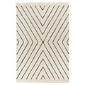 SÄNDNING Rug, high pile, white, 170x240 cm