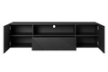 Wall-mounted TV Cabinet Asha 167 cm, matt black