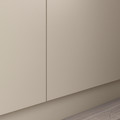 FORSAND Door with hinges, beige, 50x195 cm