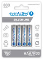 EverActive Silver Line R03/AAA 800mAh Batteries 4 Pack