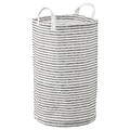 KLUNKA Laundry bag, white, black, 60 l